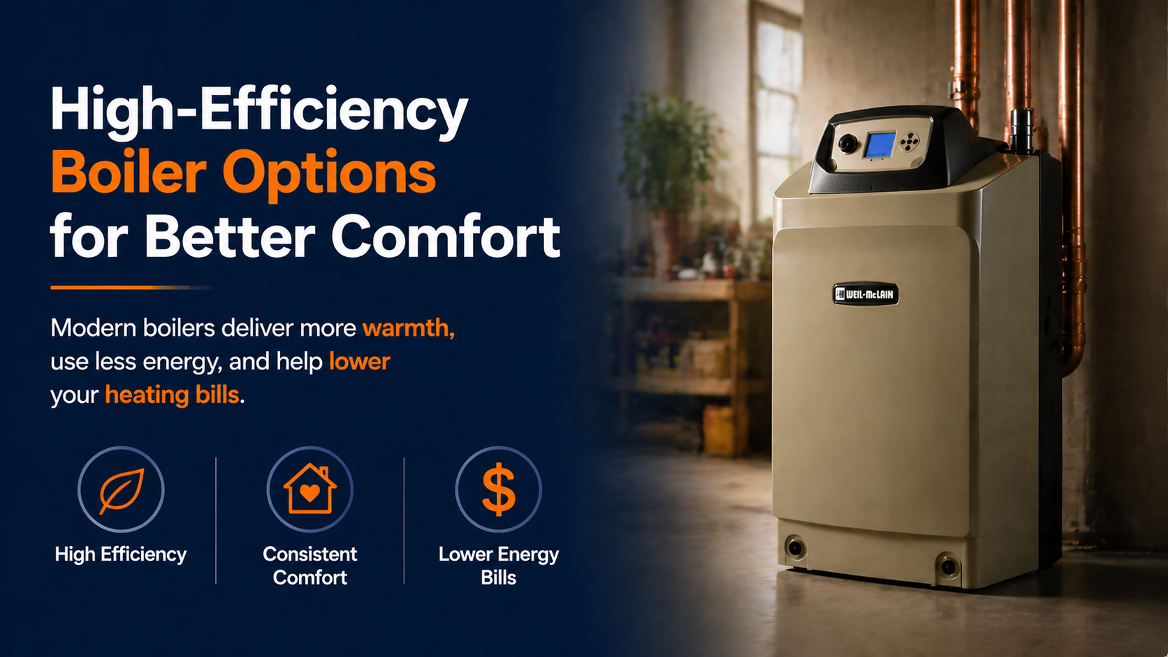 High-Efficiency Boiler Options for Better Comfort
