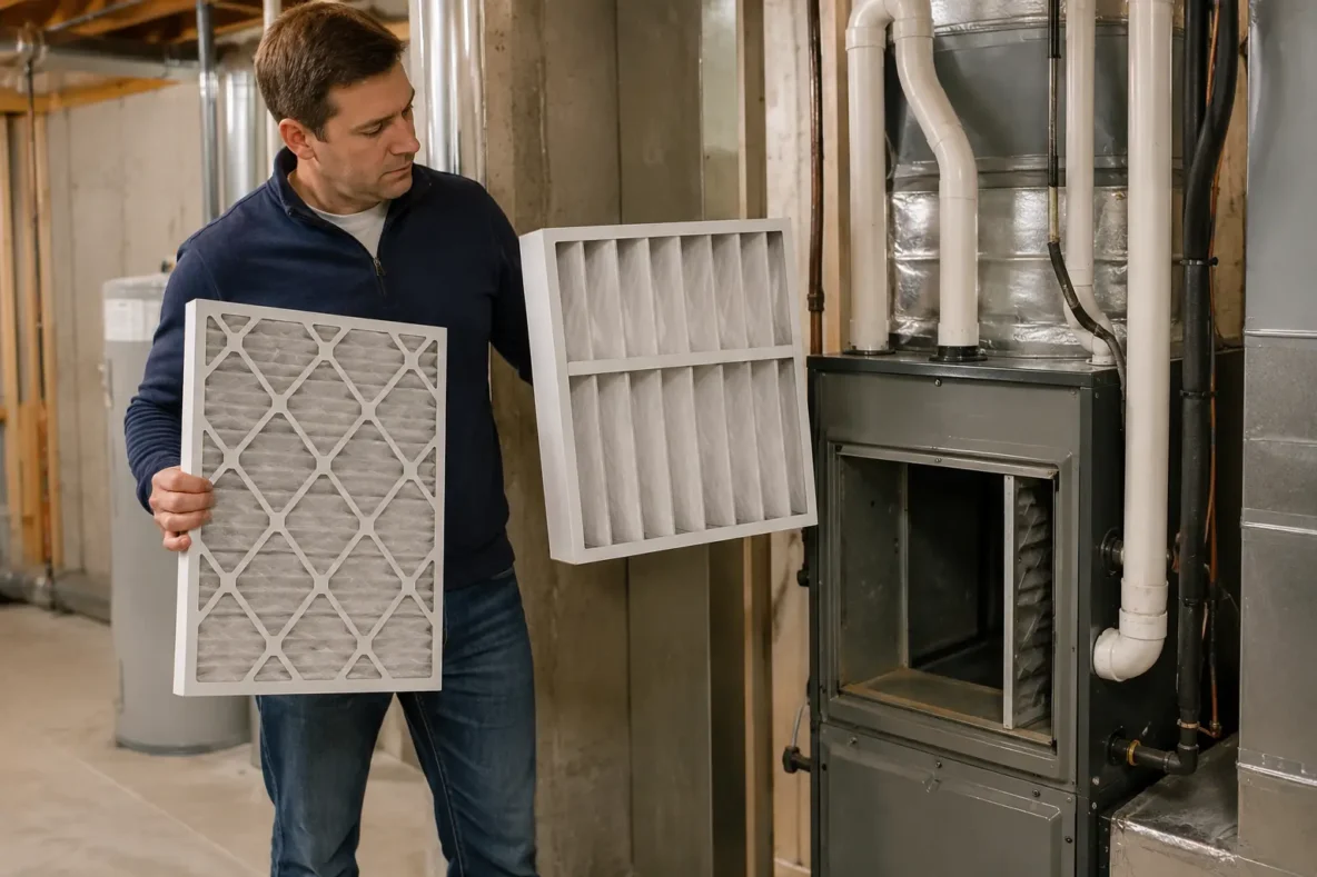 Filter replacement schedule by type